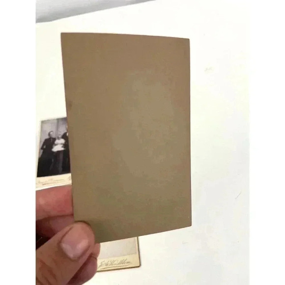 Antique Lot of 5 Sepia Victorian Photographs Family Portraits OOAK Estate Find - Picture 6 of 7